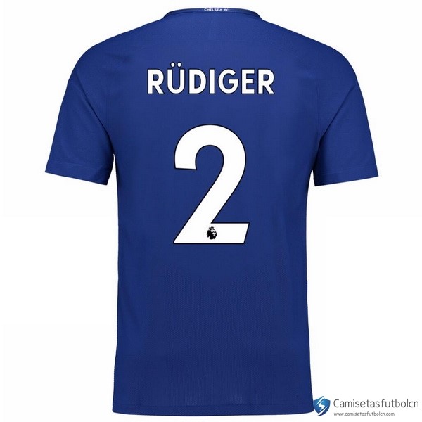 Camiseta Chelsea Primera equipo Rudiger 2017-18